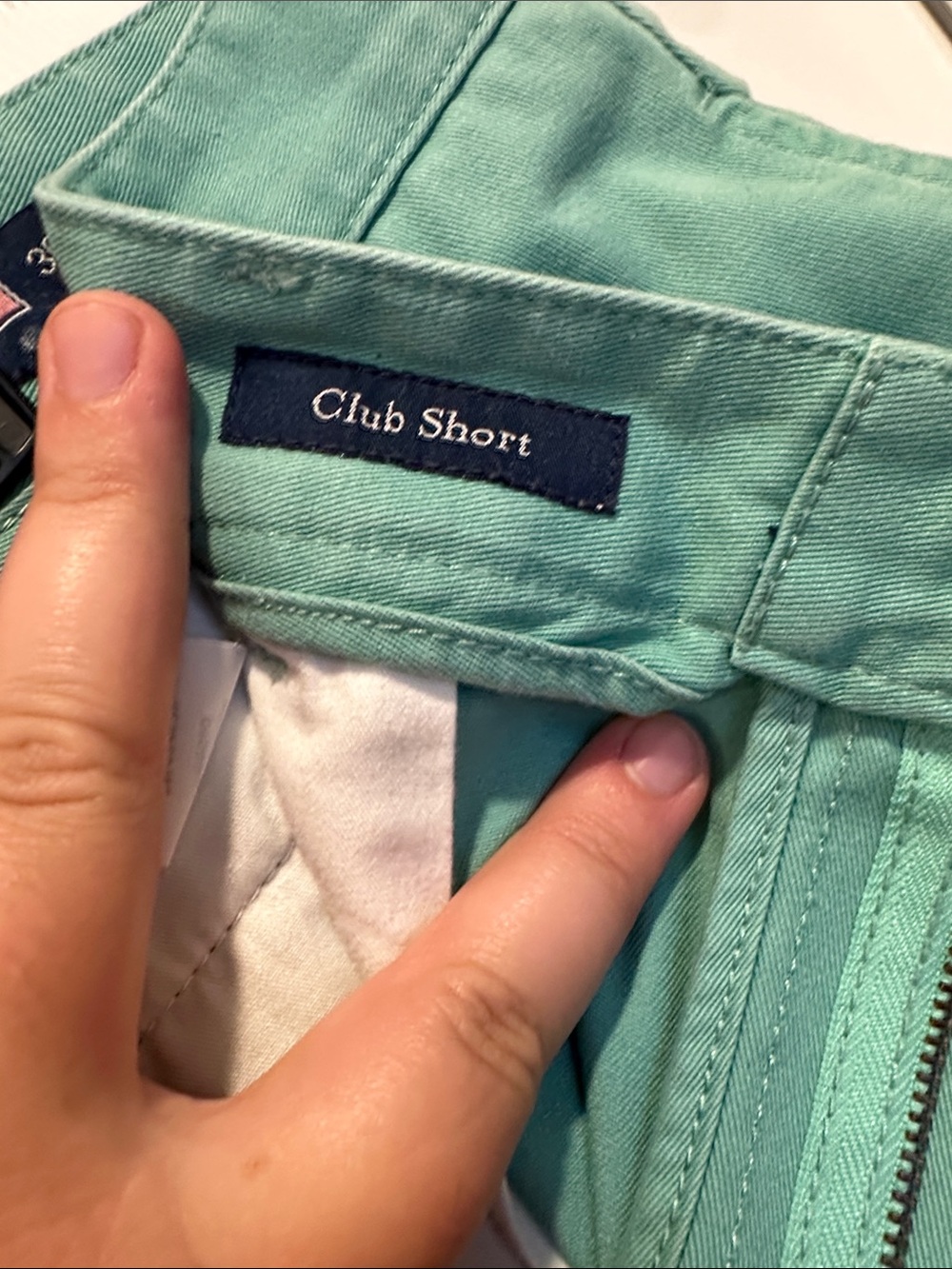 Vineyard Vines Men’s Flat Front Shorts in Mint Green - Picture 5 of 7